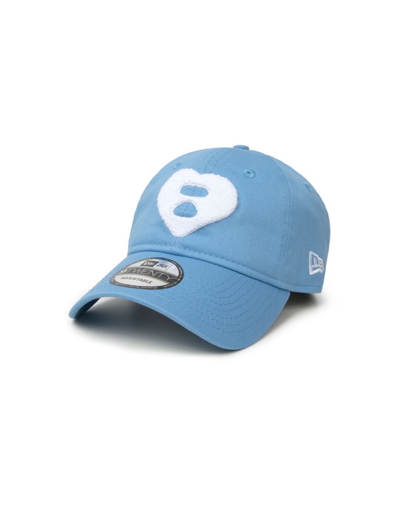 Chapeaux Bape X New Era logo Bleu Femme | GJM-18249006